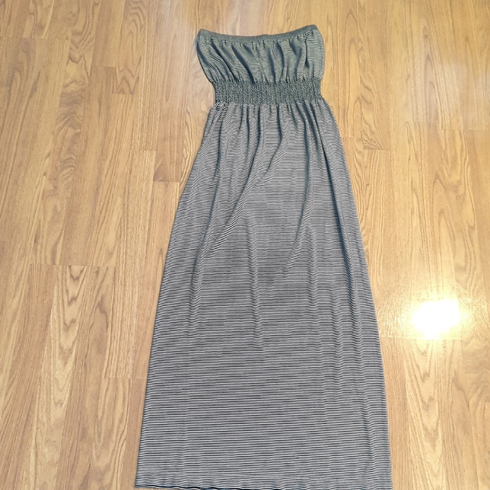 Soho Lady Maxi Dress Spriped Strapless Maxi Dress one size fits all NWT